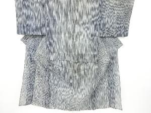 アンティーク　綿絽変わり縞模様浴衣